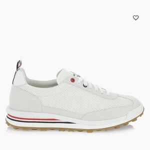 Thom Browne Tech Runner sneakers in white/grey suede and mesh Size 36 6